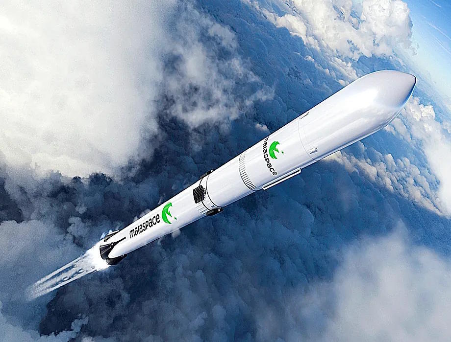 Image of the future reusable rocket from Maiaspace, a subsidiary of Ariane.