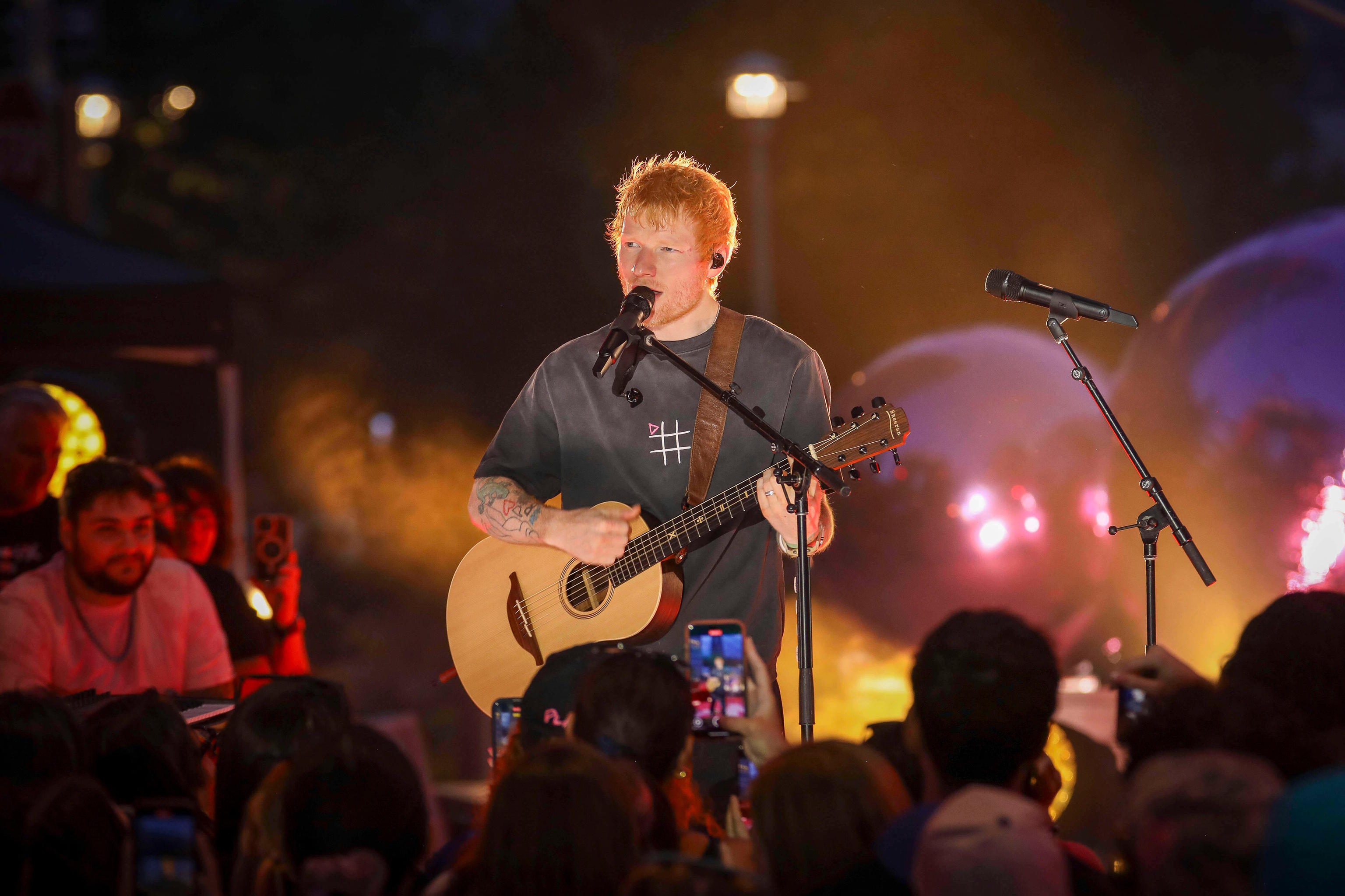 Singer-songwriter Ed Sheeran.