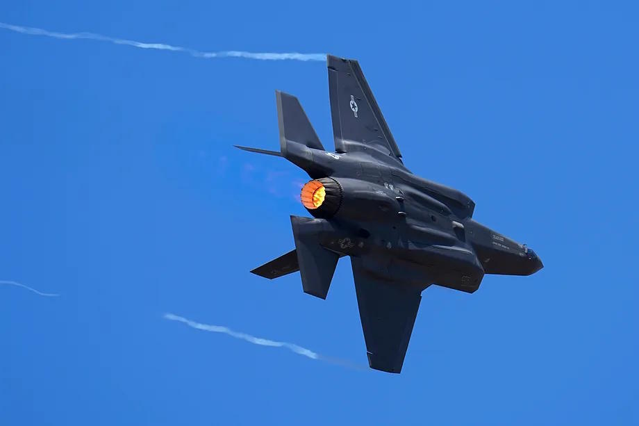 The U.S. F-35 fighter jet.