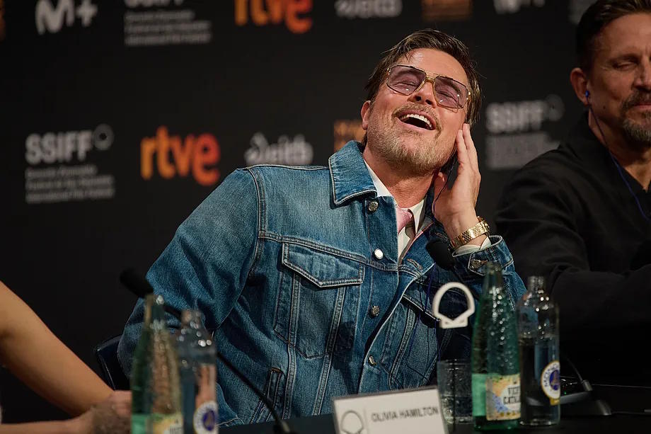 Brad Pitt, during the press conference in San Sebastián.