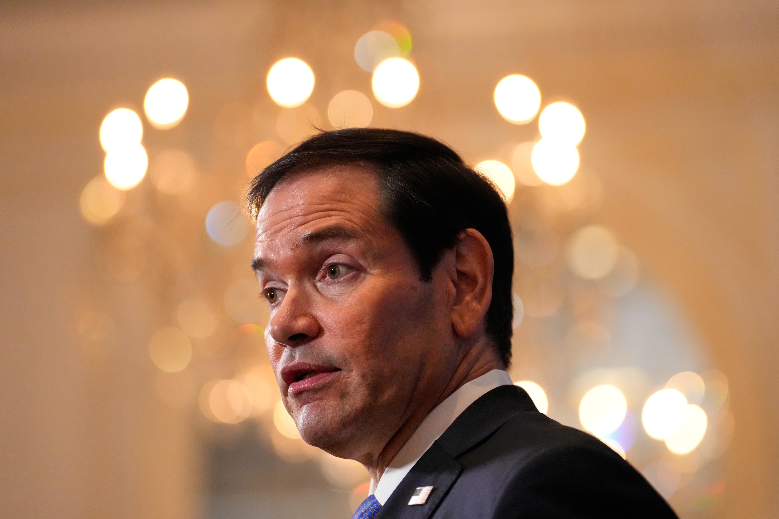 US Secretary of State, Marco Rubio, in a press conference after meeting with Lavrov.