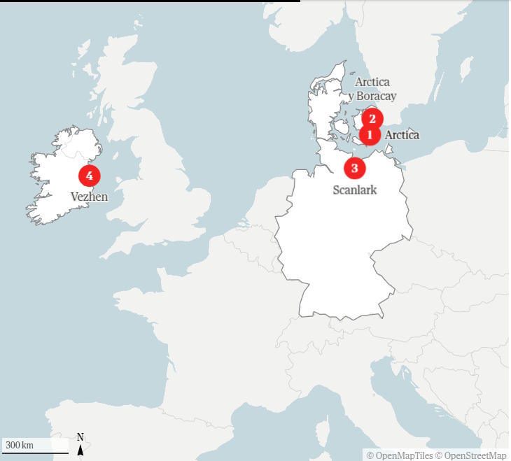 Military incidents involving ships from the Russian ghost fleet.