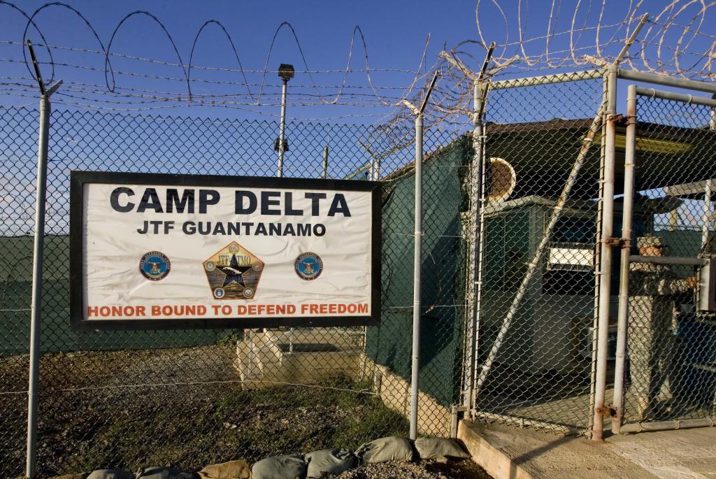 The U.S. base at Guant�namo in Cuba.