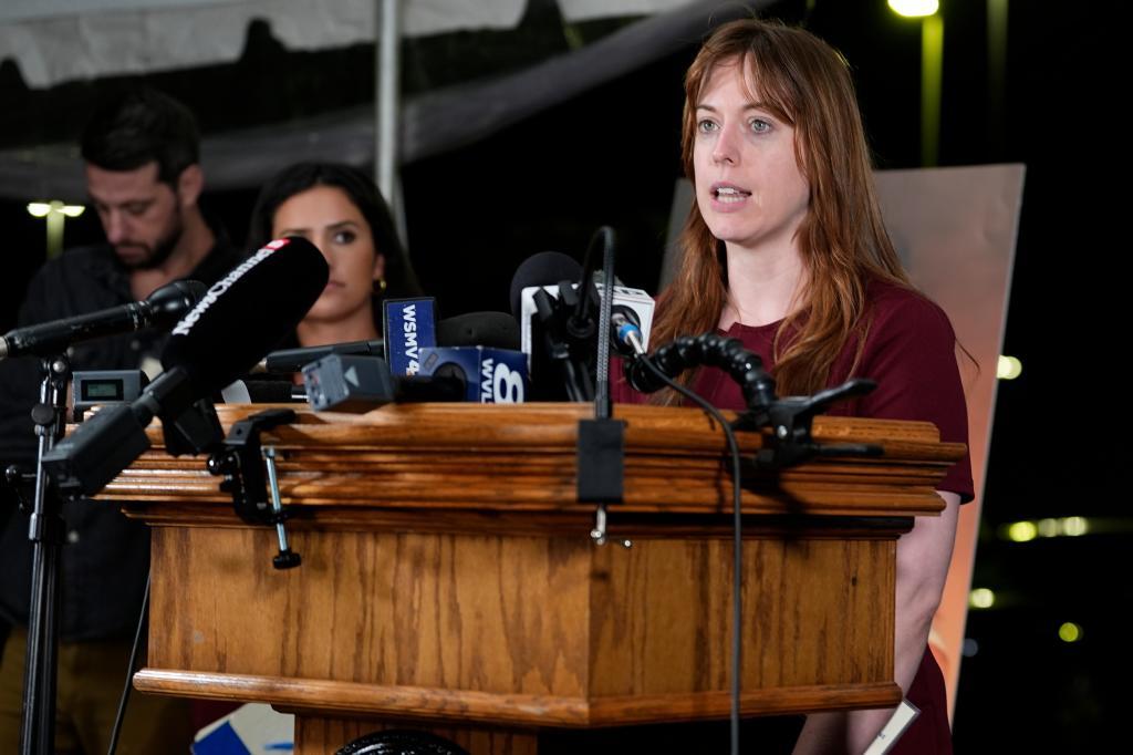 Media witness WPLN reporter Catherine Sweeney.