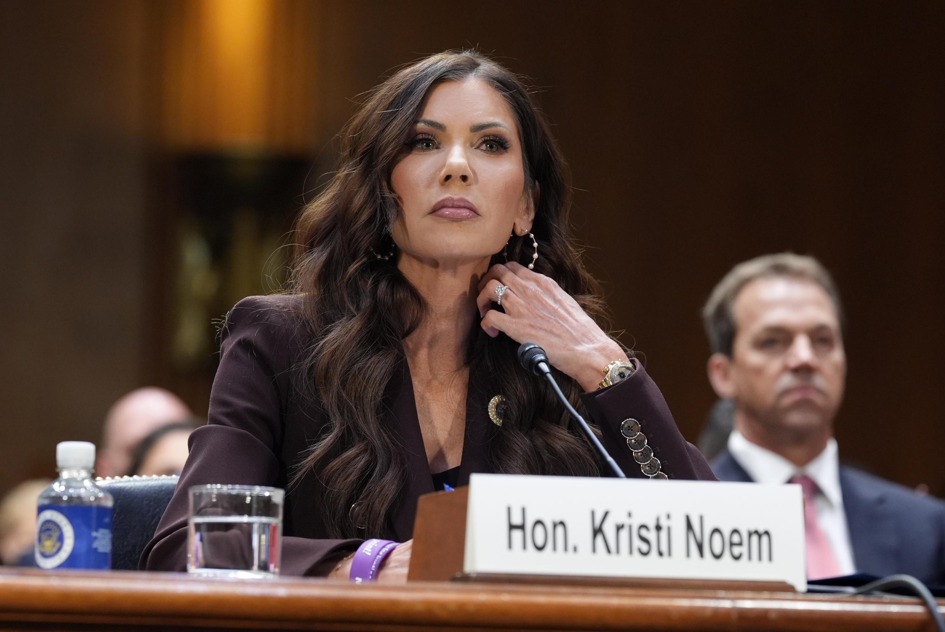 Former Homeland Security Secretary Kristi Noem.