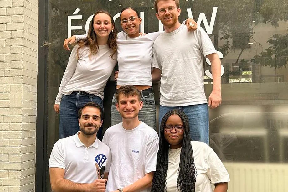 The team from the Centre de Formation des Journalistes in Paris.