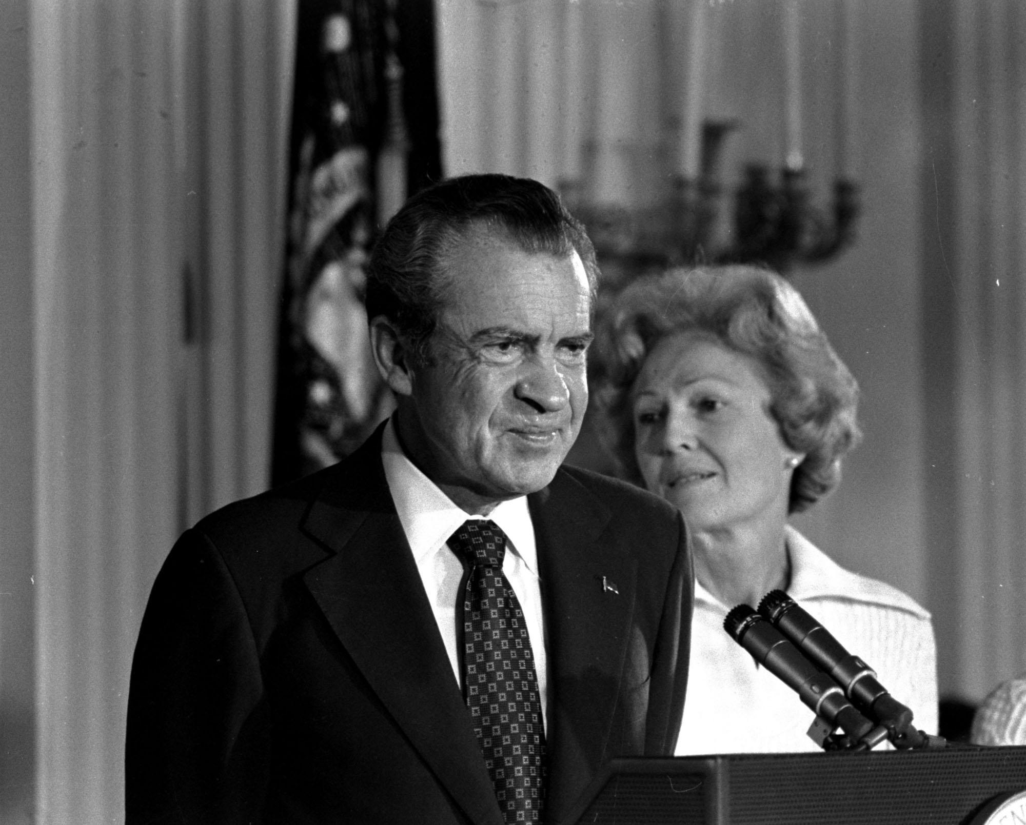 Richard Nixon in 1974.