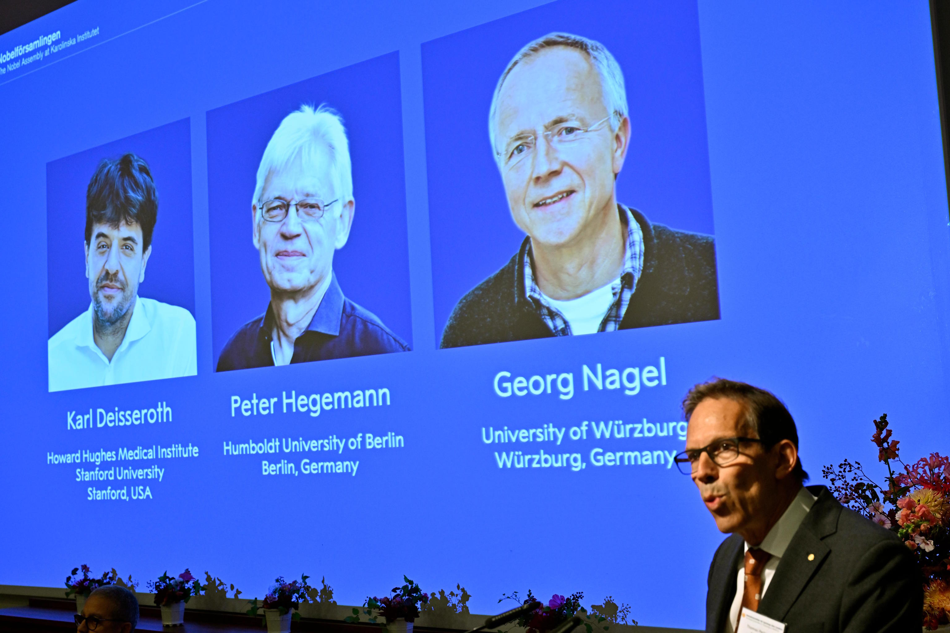 Deisseroth, Hegemann and Nagel are awarded the 2026 Nobel Prize in Physiology or Medicine.