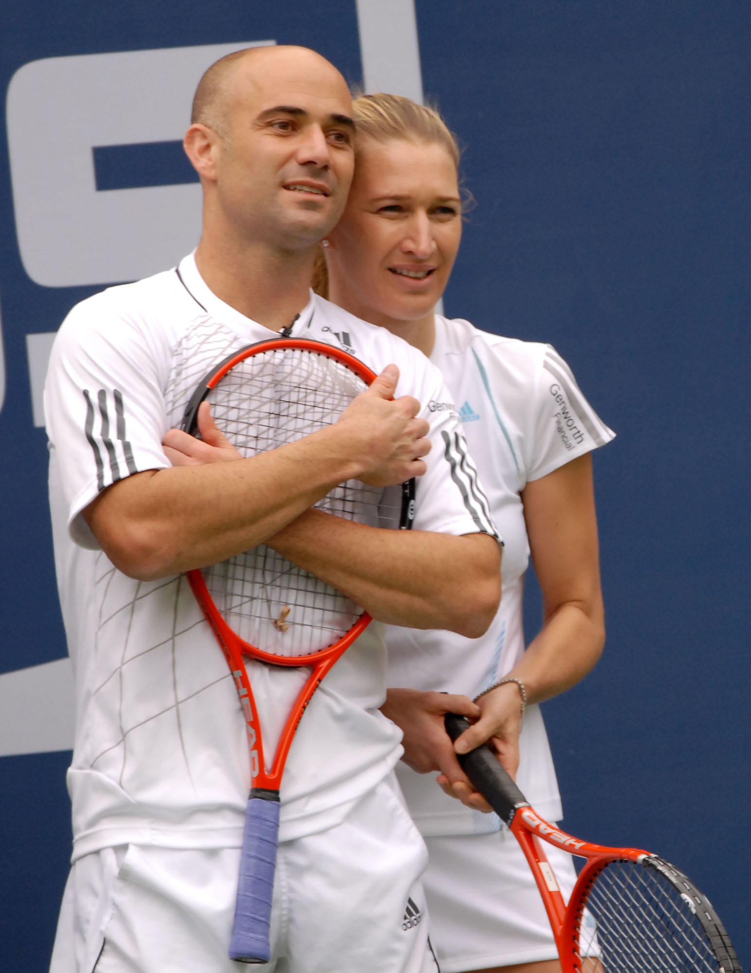 Steffi Graf and Andre Agassi, in a 2006 image.