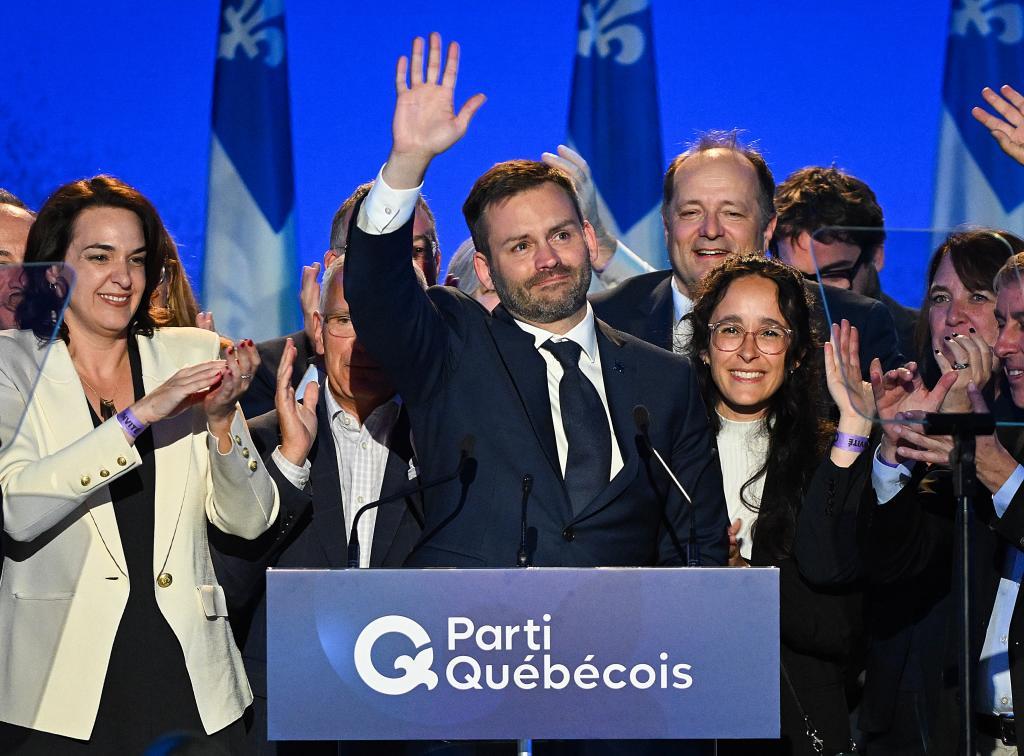 Parti Quebecois Leader Paul St-Pierre Plamondon.