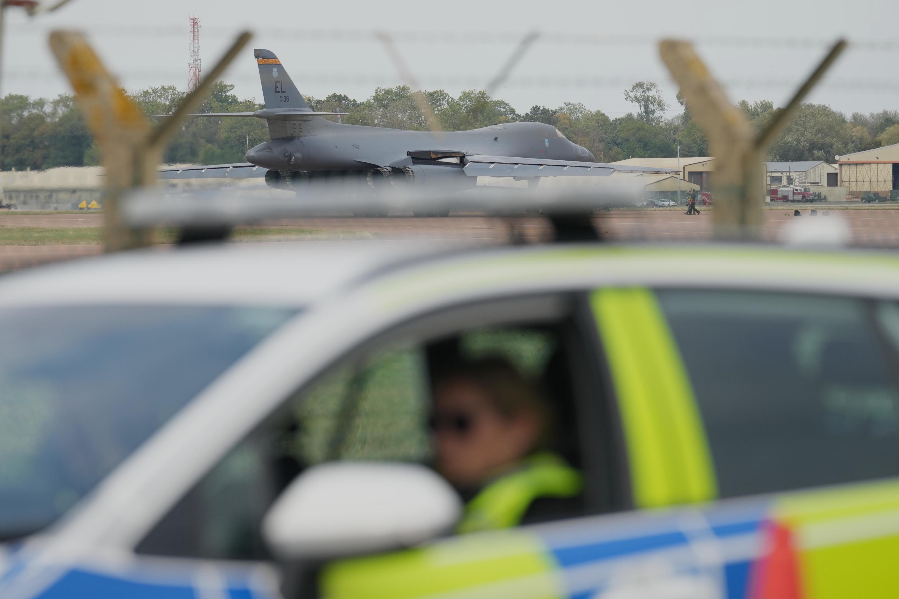 Checkpoint near RAF Fairford.