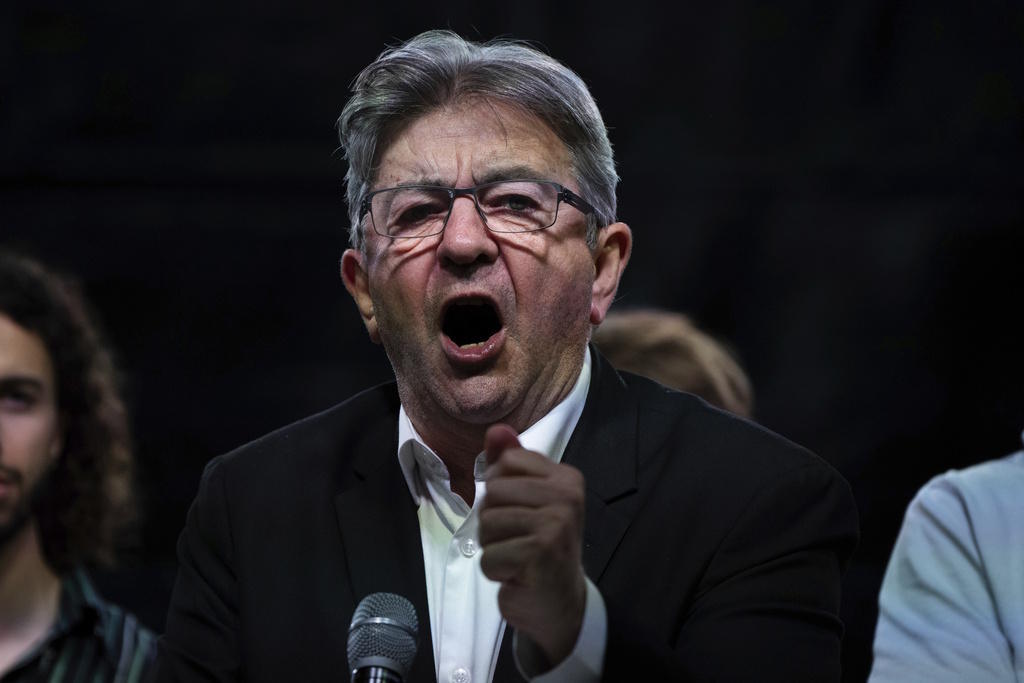 Far-left leader Jean-Luc Melenchon.