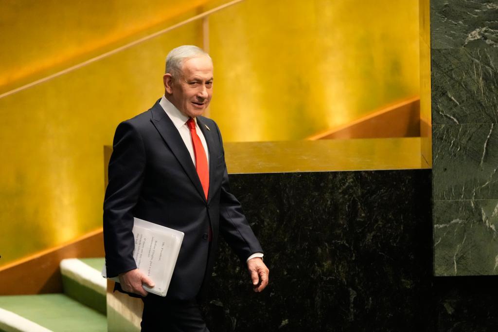 Israeli Prime Minister Benjamin Netanyahu.