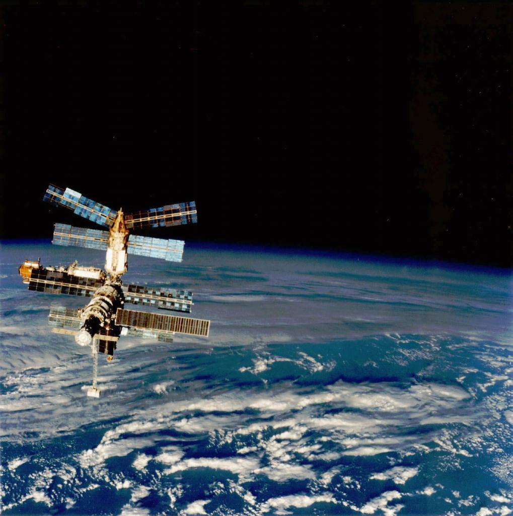 File photo (1996) of the Russian space station MIR