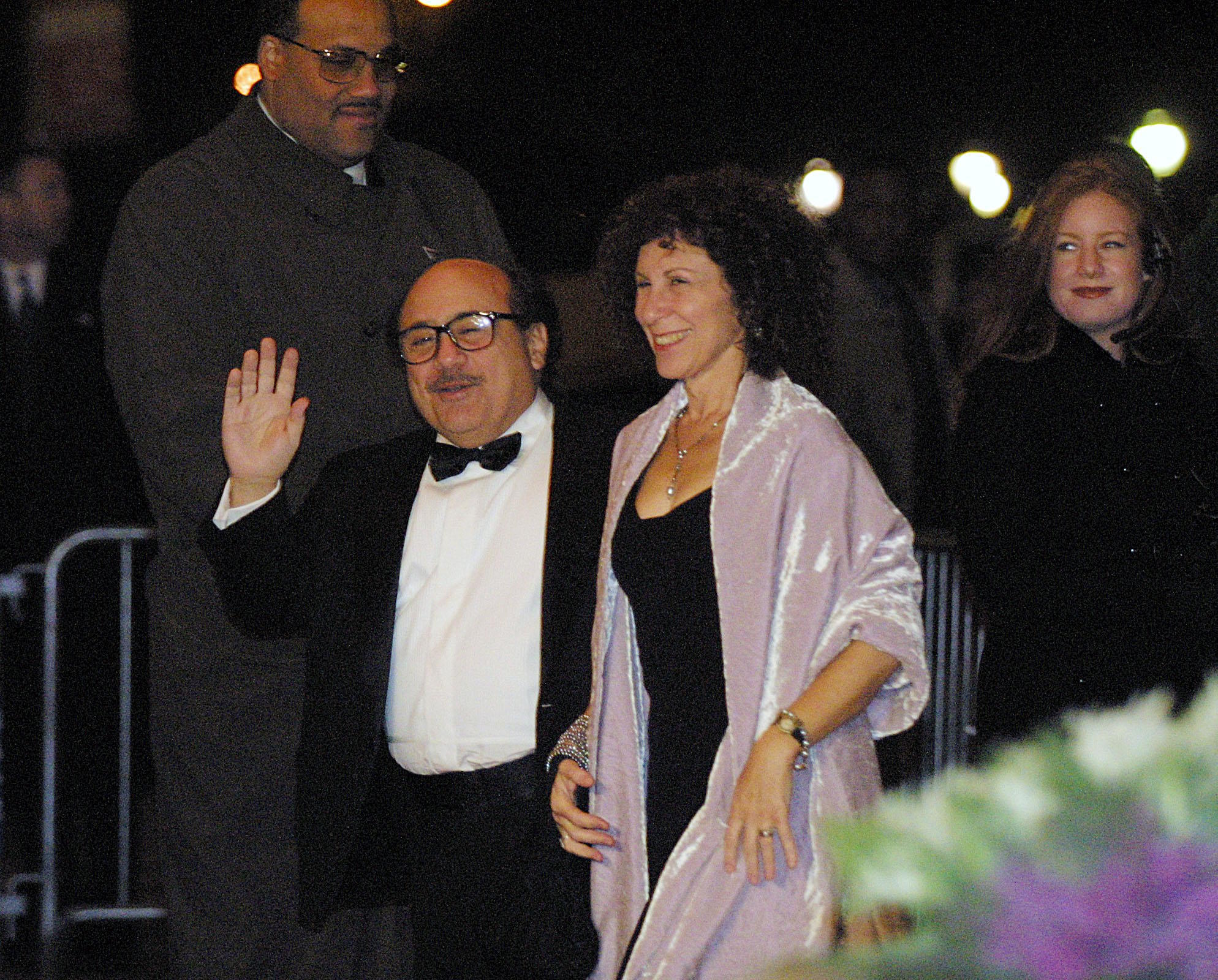 Danny DeVito and his wife, actress Rhea Perlman.