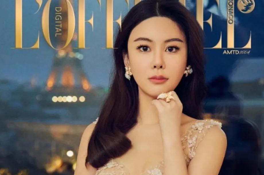 Abby Choi, on the cover of 'L'Officiel Monaco'.