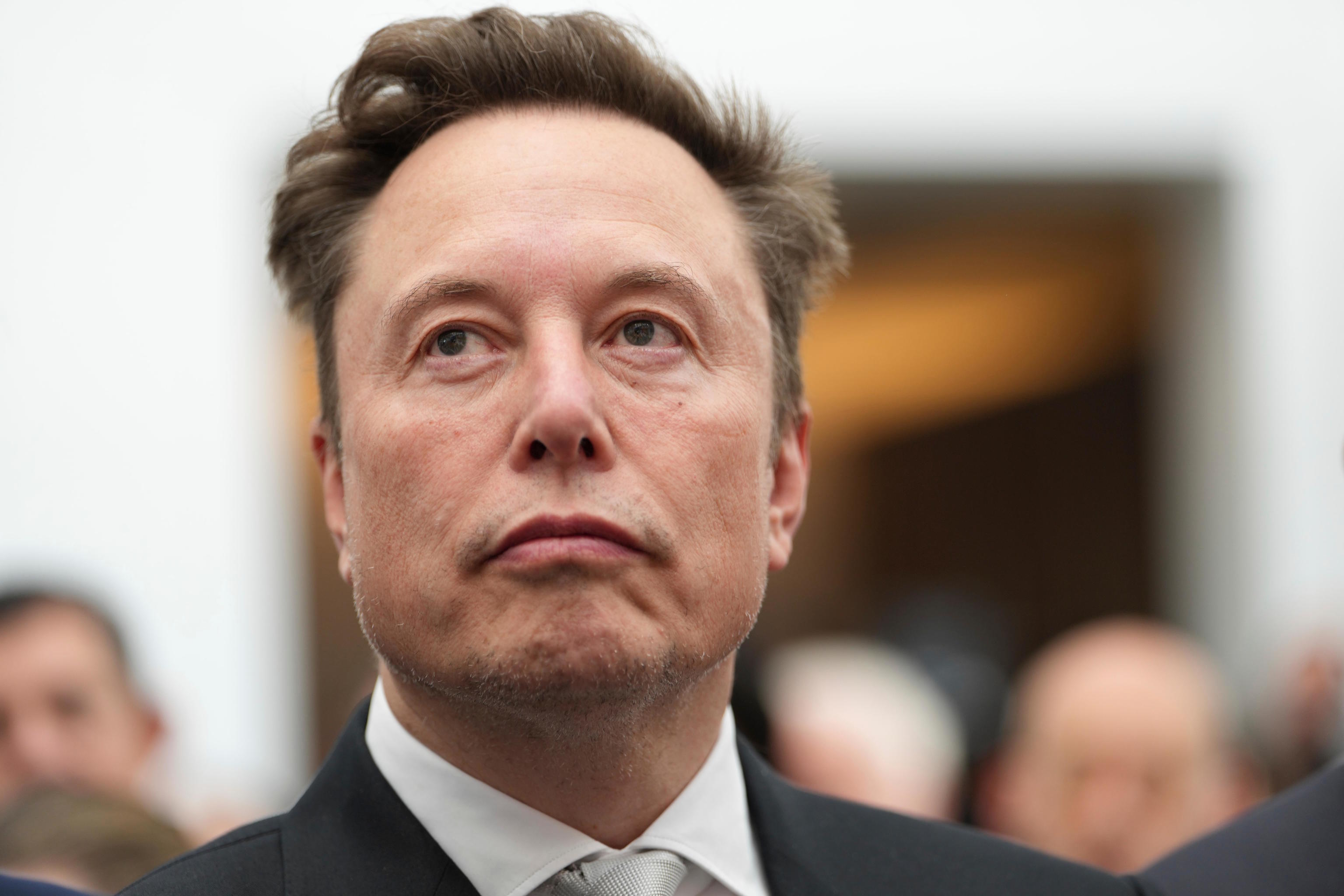 Billionaire Elon Musk, CEO of SapecX.