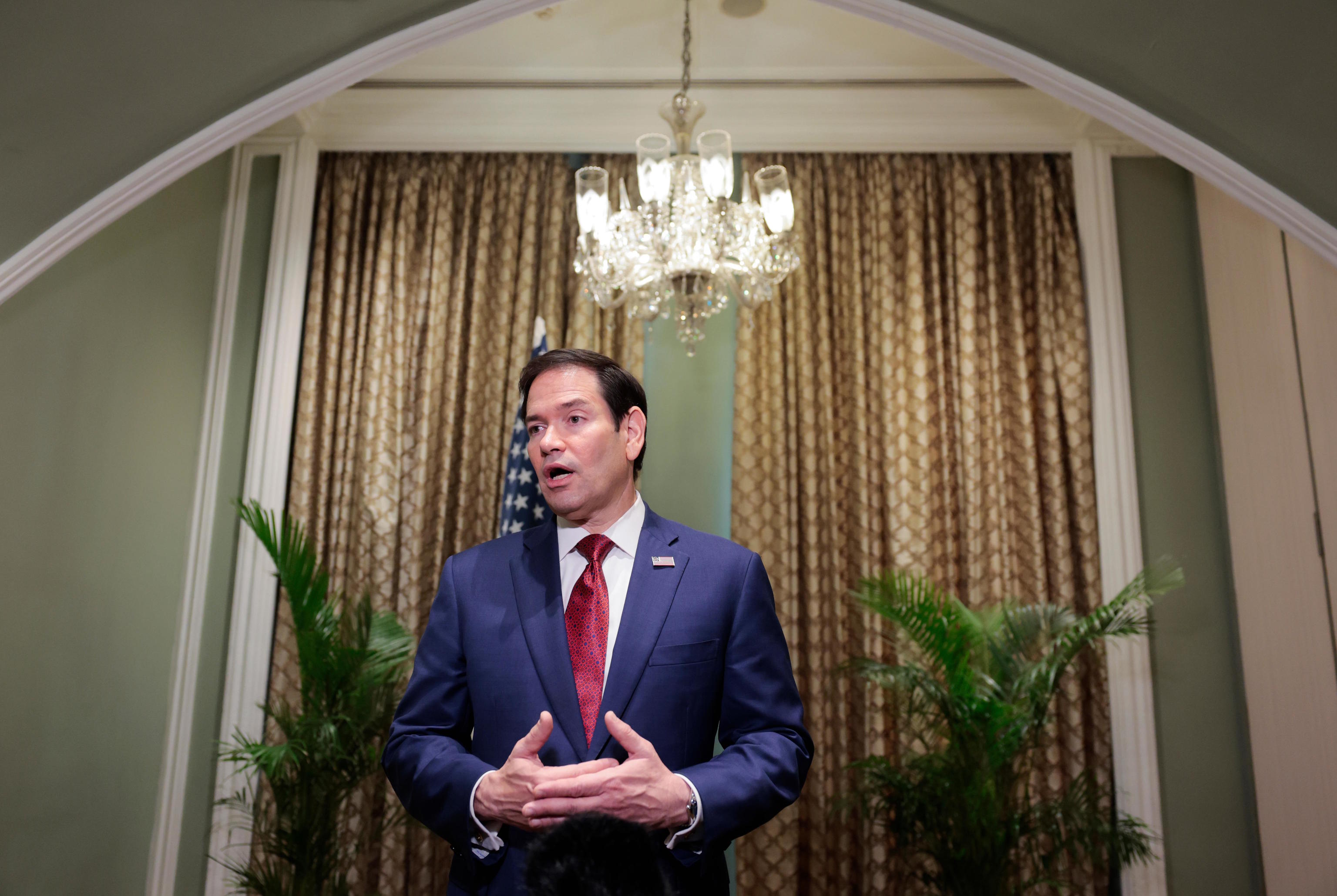 U.S. Secretary of State Marco Rubio.