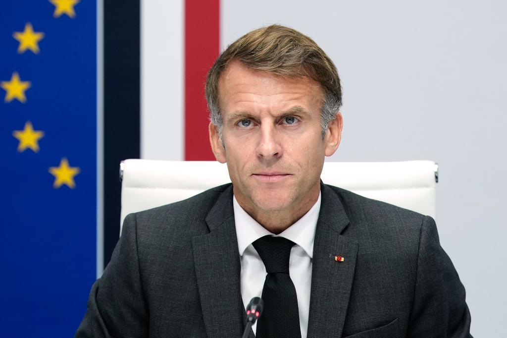 French President Emmanuel Macron.