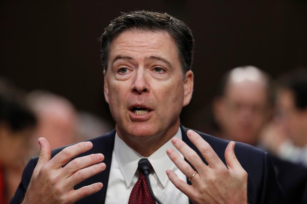 Former FBI Director James Comey.