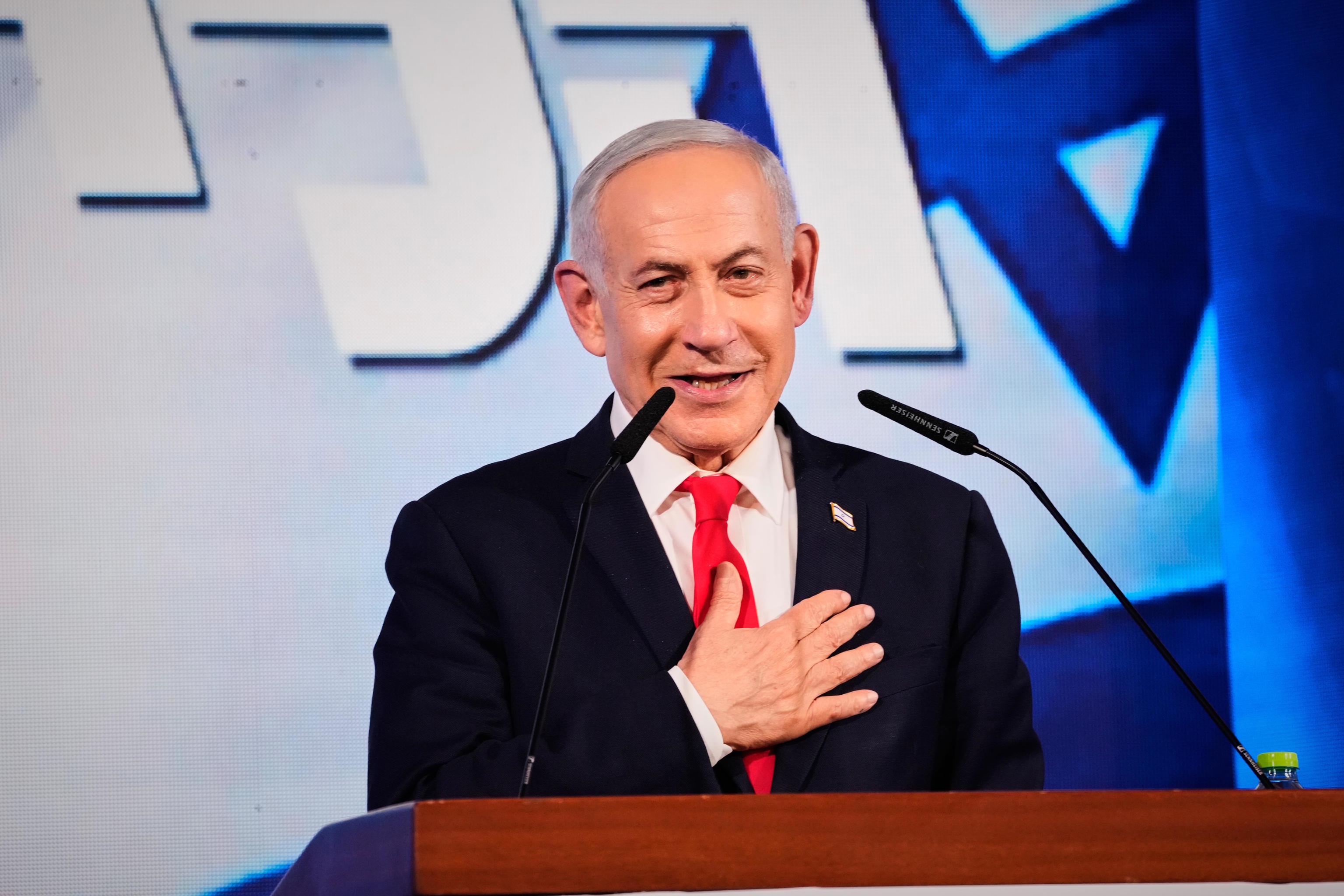 Benjamin Netanyahu.